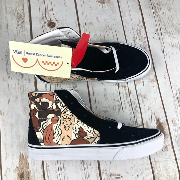 Vans Breast Cancer Awareness Sk8 Hi Shoes Nwt - Picture 4 of 12